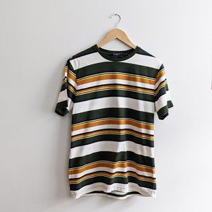 Forever 21 Retro Striped T-Shirt 100% Ctn Size M
